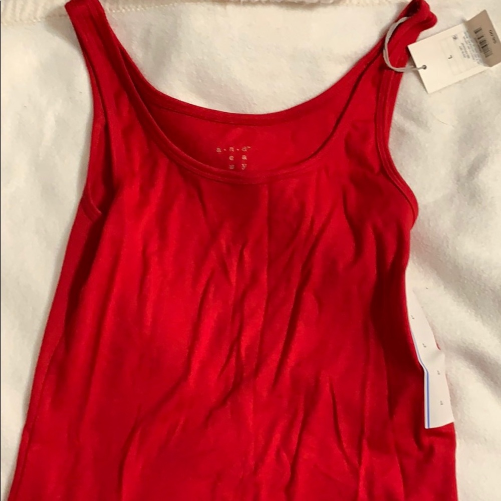 Red tank top from target